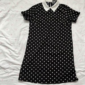 Polka Dot Collard Dress